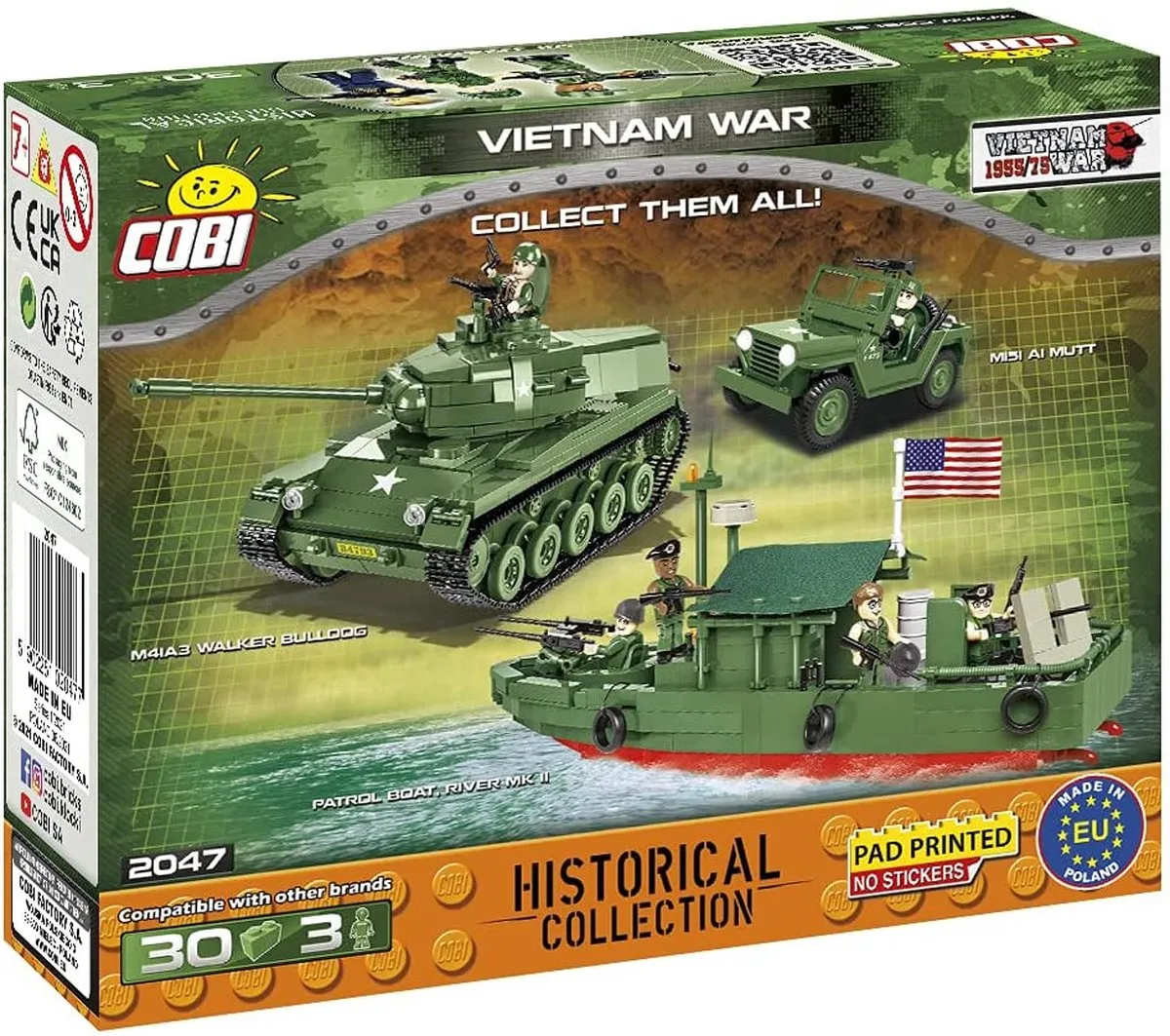 Cobi Vietnam War Bouwpakket 30-delig - 3 Minifiguren - afbeelding 6 van 6