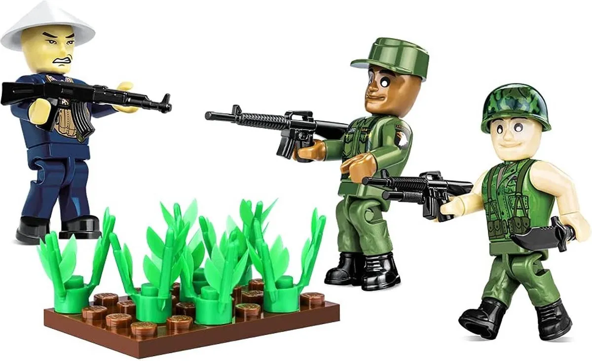 Cobi Vietnam War Bouwpakket 30-delig - 3 Minifiguren