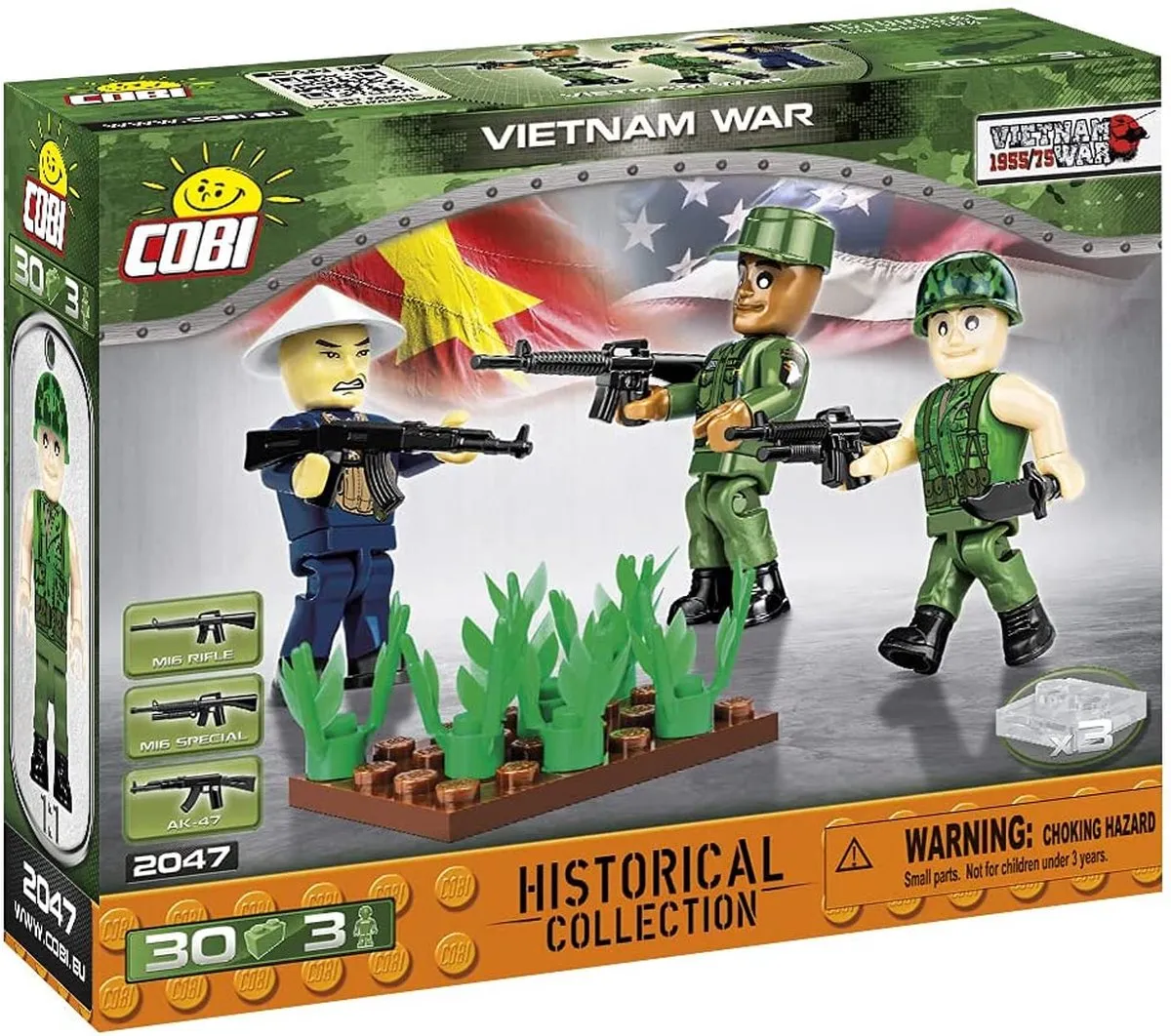 Cobi Vietnam War Bouwpakket 30-delig - 3 Minifiguren