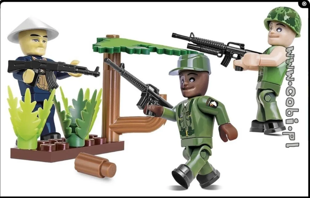 Cobi Vietnam War Bouwpakket 30-delig - 3 Minifiguren
