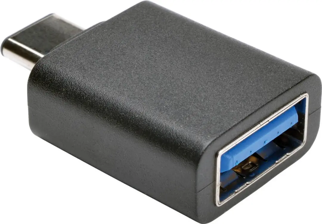 Tripp Lite U428-000-F USB-C naar USB 3.0 A Kabeladapter - Zwart