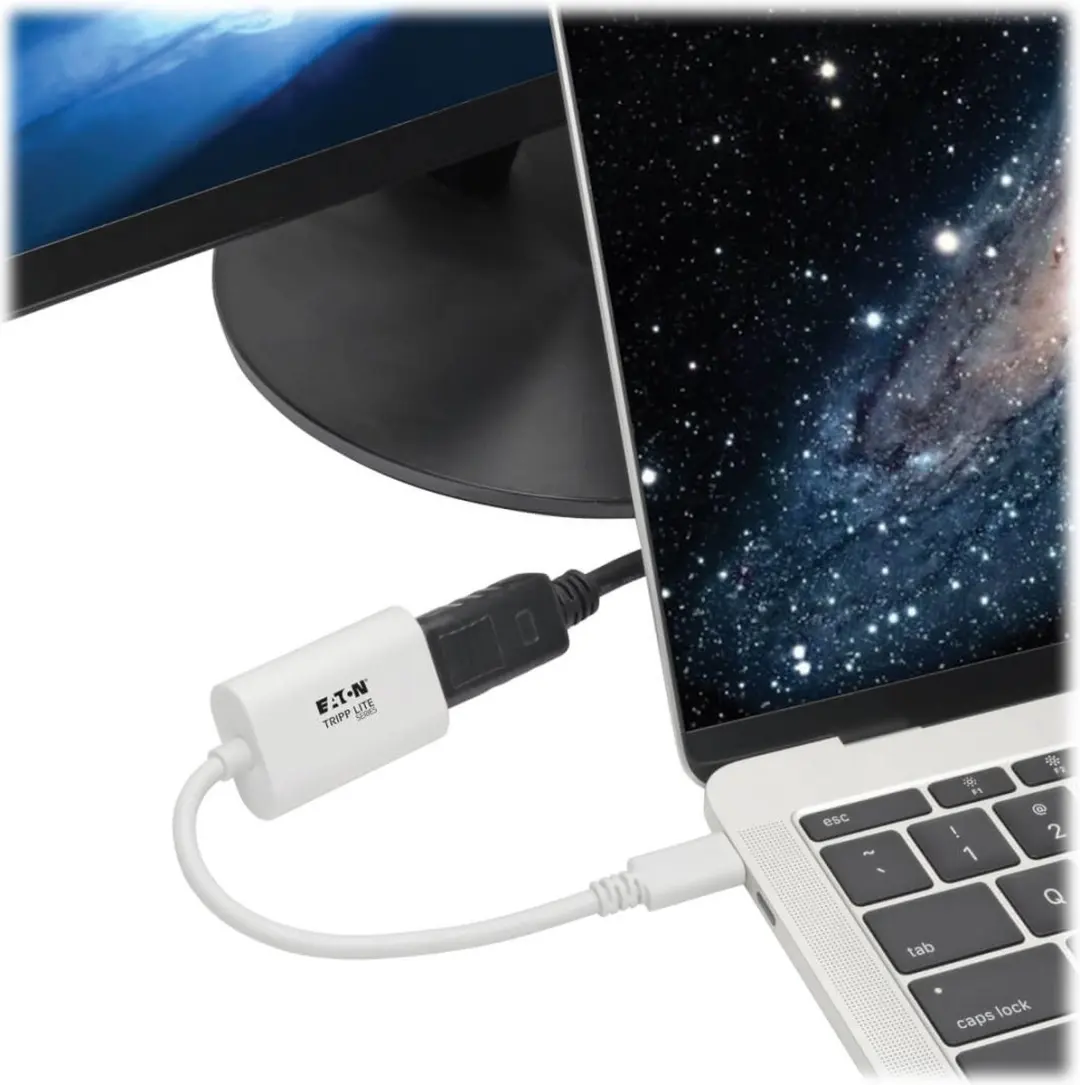 Tripp Lite U444-06N-DP4K6W USB-C naar DisplayPort Kabel - 0,15m - Wit