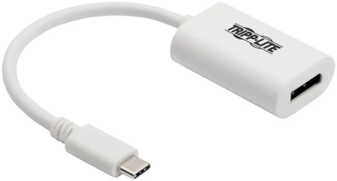 Tripp Lite U444-06N-DP4K6W USB-C naar DisplayPort Kabel - 0,15m - Wit
