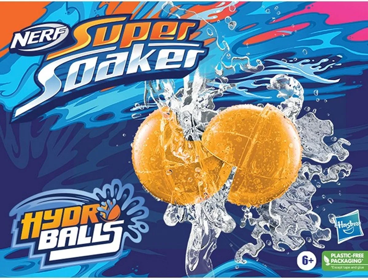 Nerf Super Soaker Hydro Waterbal 6cm - 12 Stuks - Herbruikbaar