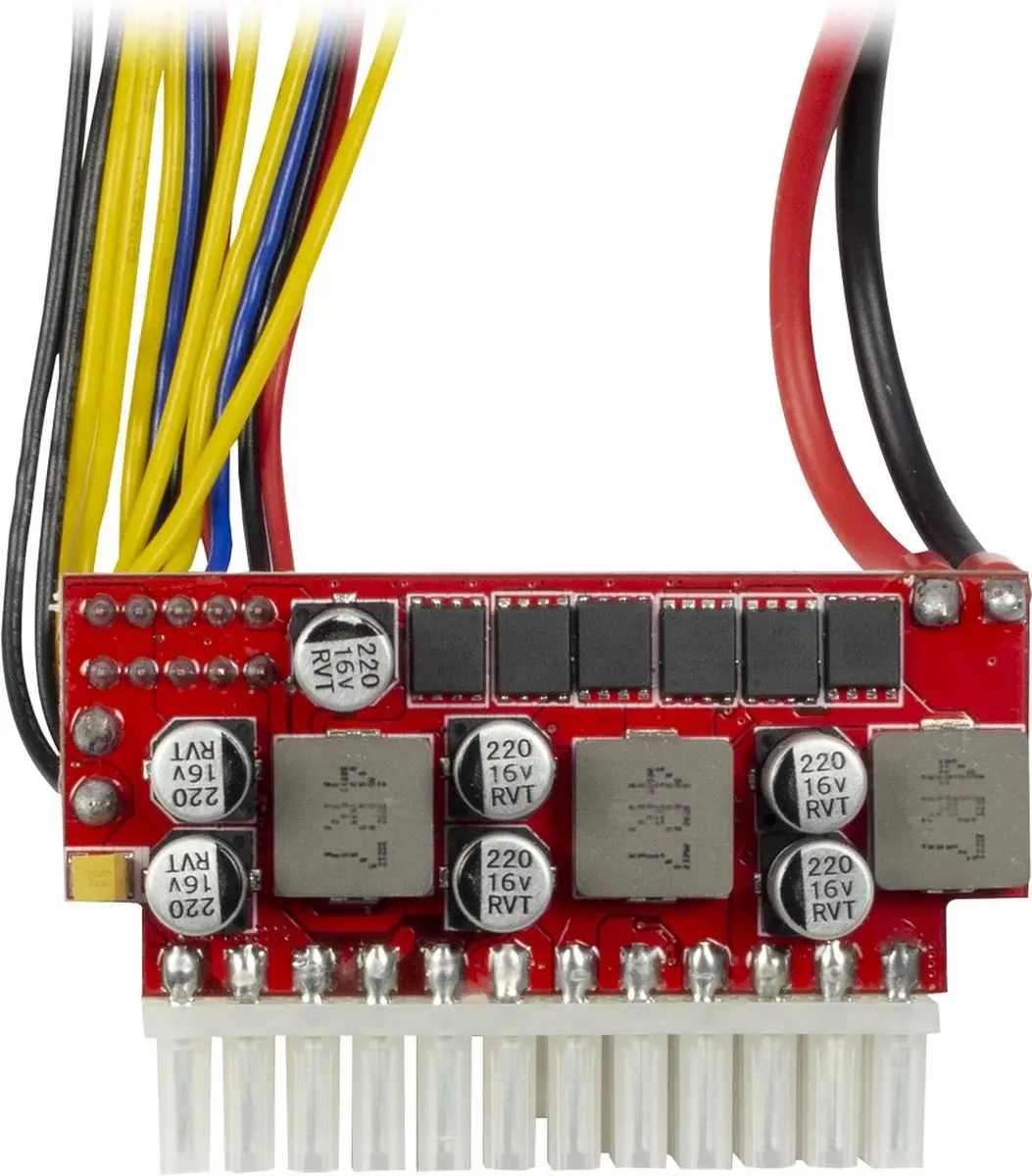 Intertech 88882190 Voeding - 200W ATX 20+4pin - Zwart