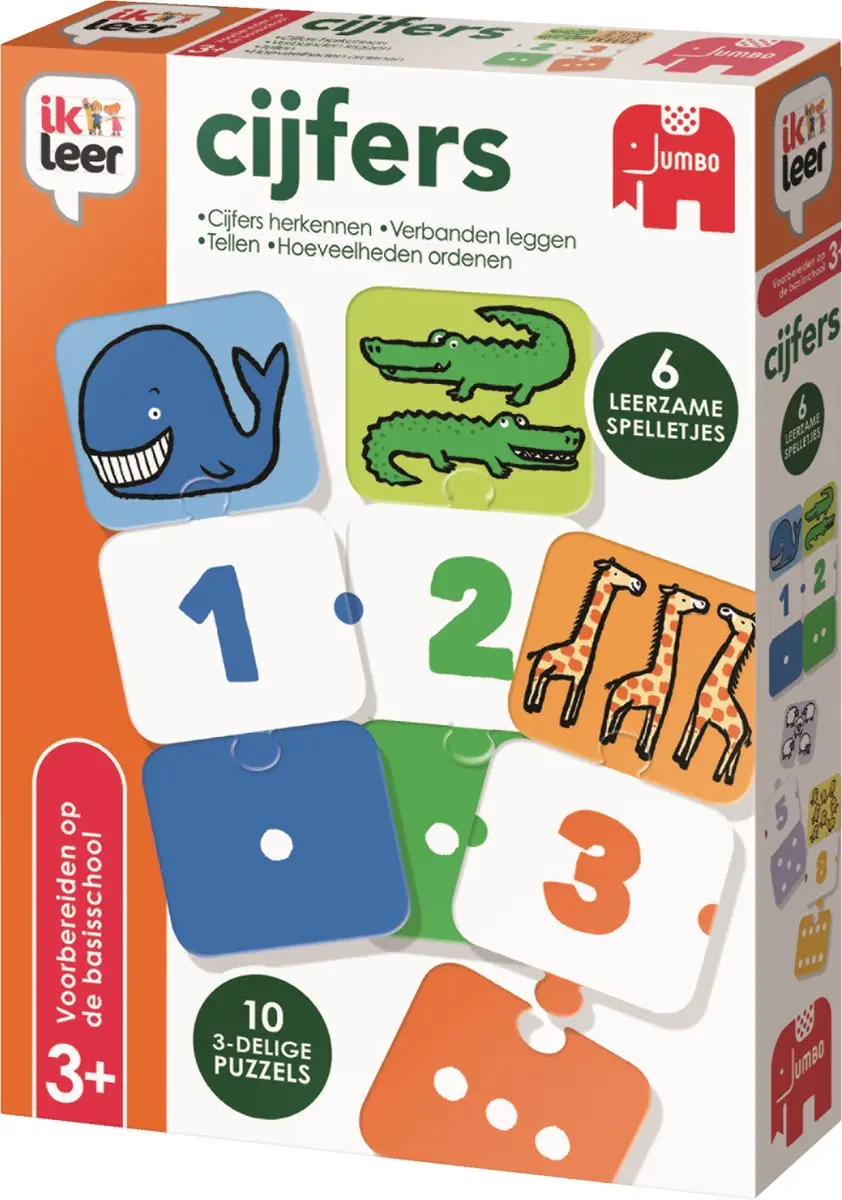 Jumbo Ik Leer Cijfers Educatief Spel - 19567 - afbeelding 6 van 6