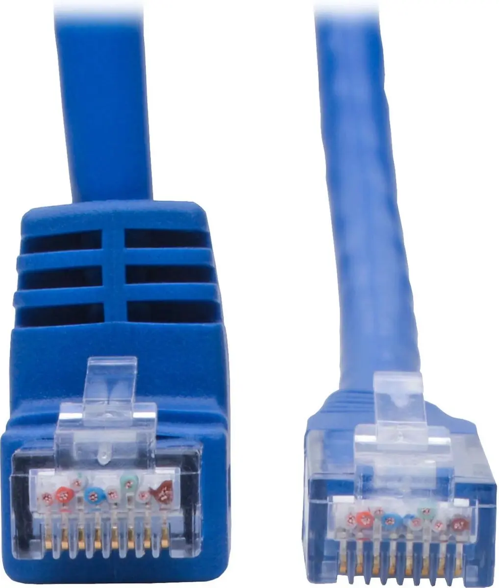Tripp Lite N204-001-BL-DN Netwerkkabel Cat6 - 0,31m - Blauw