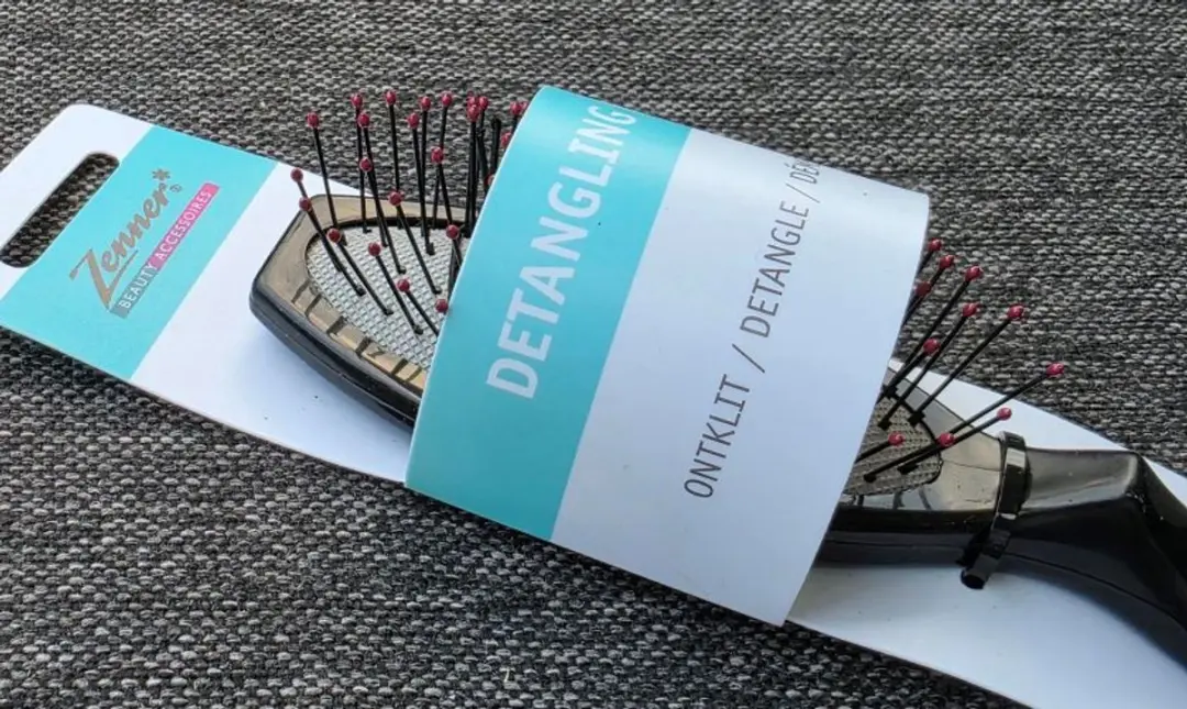 Zenner Antiklit Mini Reisborstel - Zwart