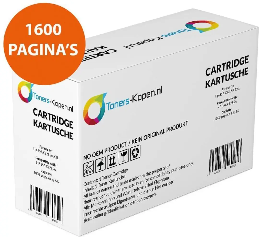 HP 3484B002 Toner Zwart - 1600 Pagina's - Compatibel M1130/1132/1134/1136/1137/1138/1139