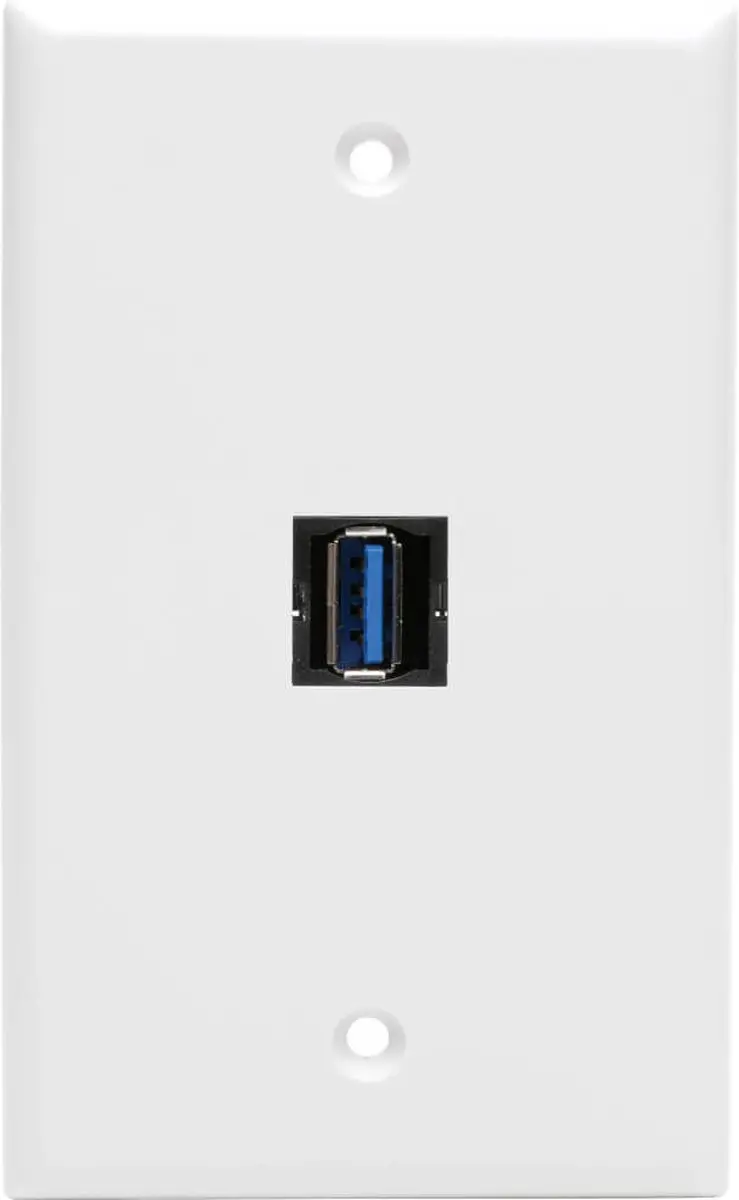 Tripp Lite U324-003-KJ USB-kabel 0,91m - USB A Zwart/Blauw
