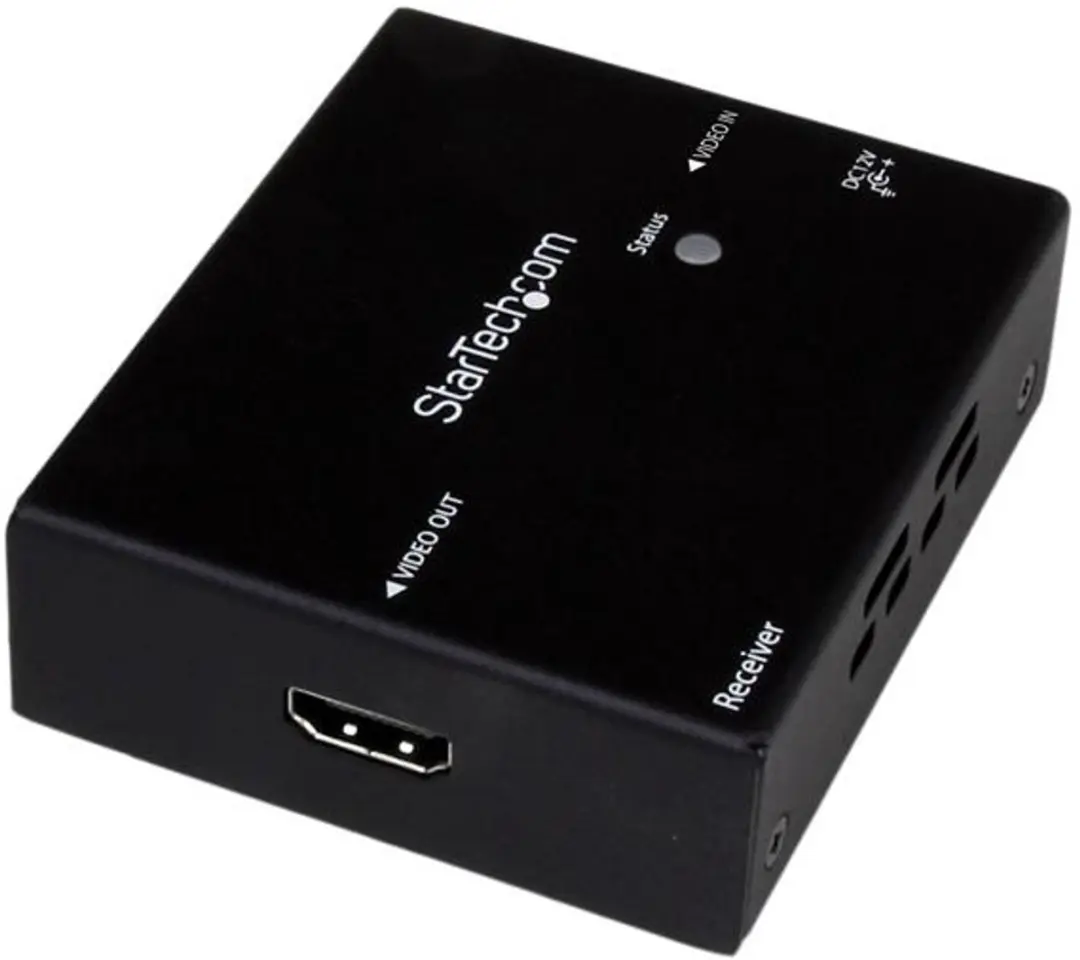 Startech HDBaseT Extender Set ST121HDBTDK - HDMI over CAT5 - 4K - Zwart