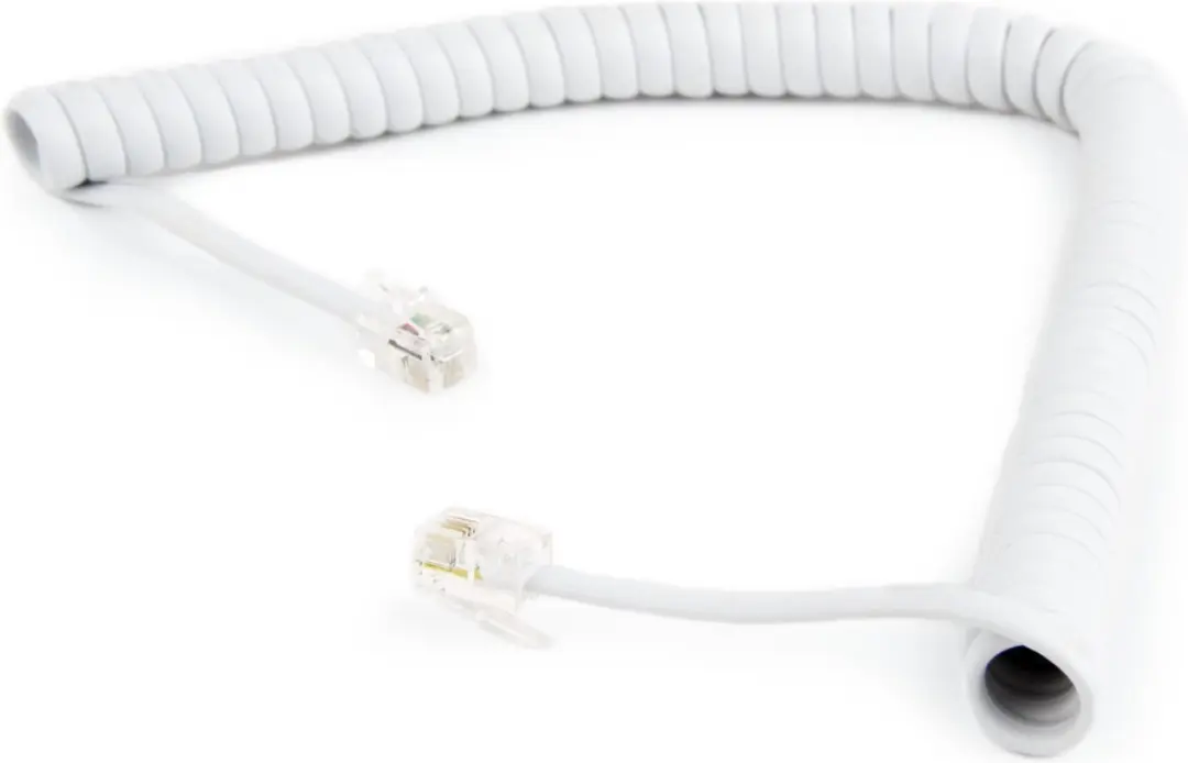 Cablexpert RJ10 Telecom Crossover Spiraalkabel 2m
