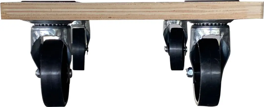T4all Meubelroller 300kg - 58x30cm - Zwart/Bruin