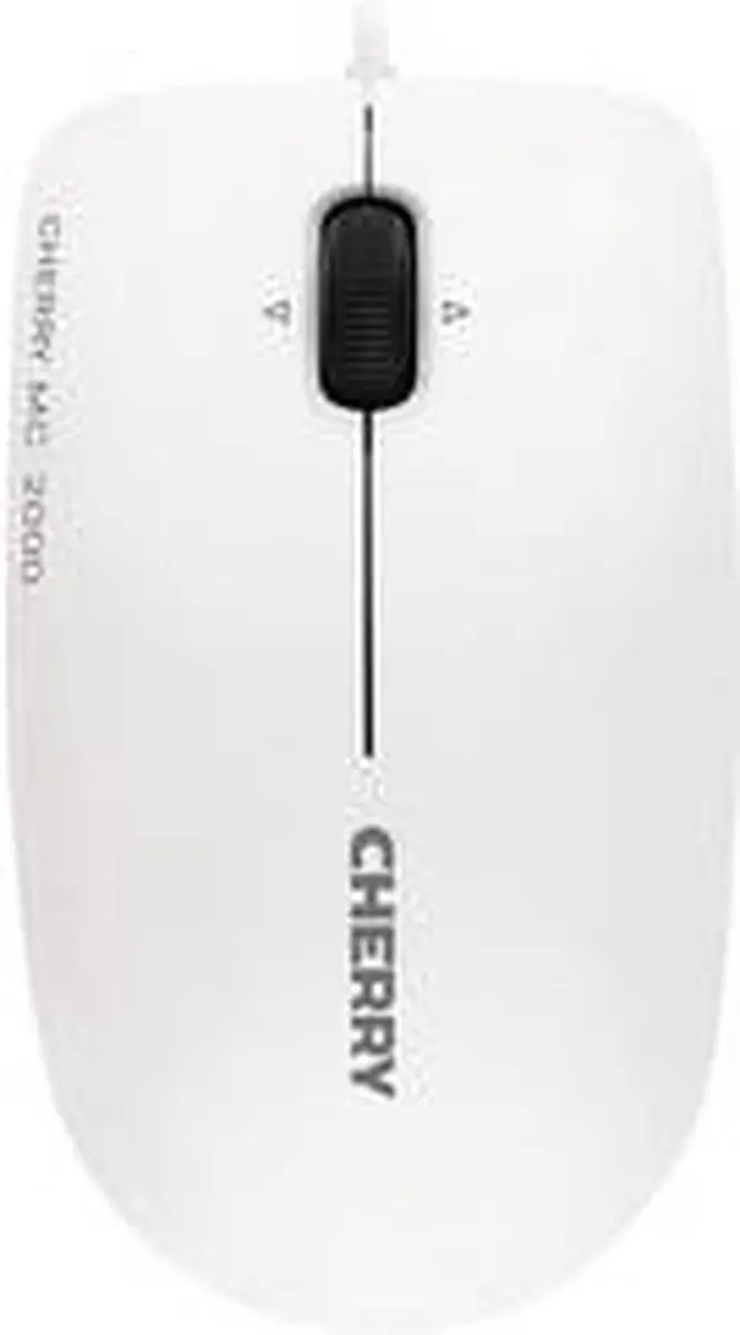 Cherry MC 2000 JM-0600-0 Muis - Ambidextrous - 1600 DPI - Wit