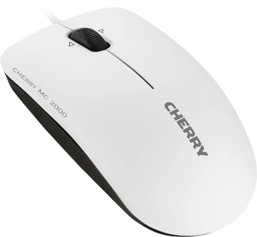 Cherry MC 2000 JM-0600-0 Muis - Ambidextrous - 1600 DPI - Wit