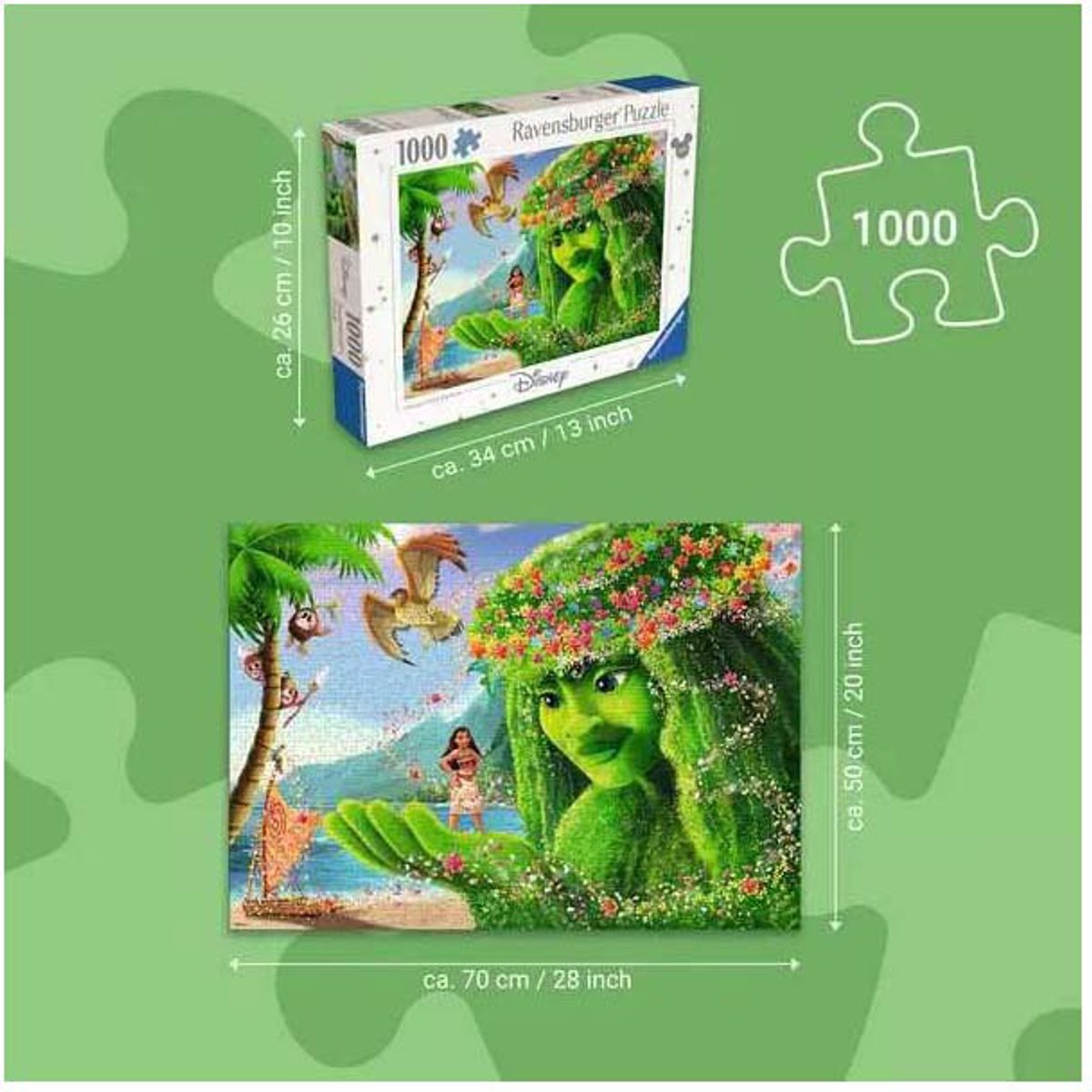 Ravensburger Disney Jigsaw Puzzle Vaiana (1000 pieces) Puzzles