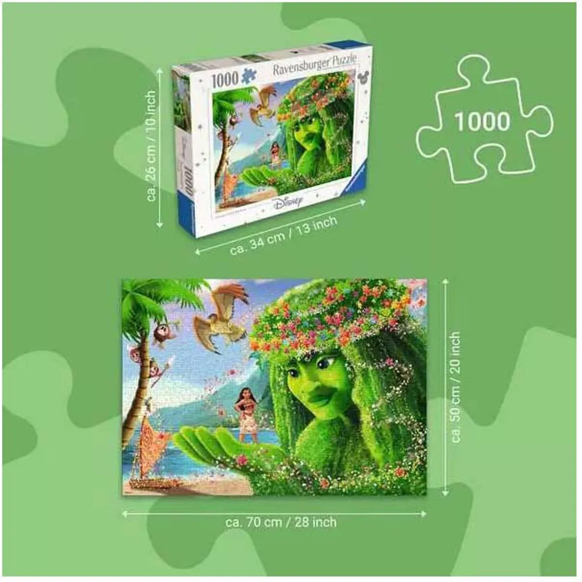 Ravensburger Disney Vaiana Puzzel 1000 Stuks - RAVE12001680