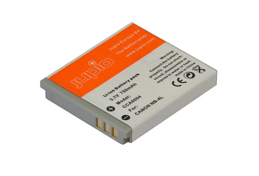 Jupio NB-4L Accu - 750mAh - Canon Compactcamera