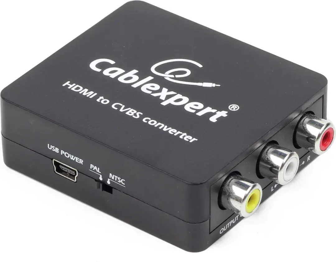 Cablexpert HDMI naar Composiet AV Converter GMB-DSC-HDMI-CVBS-001 - Zwart