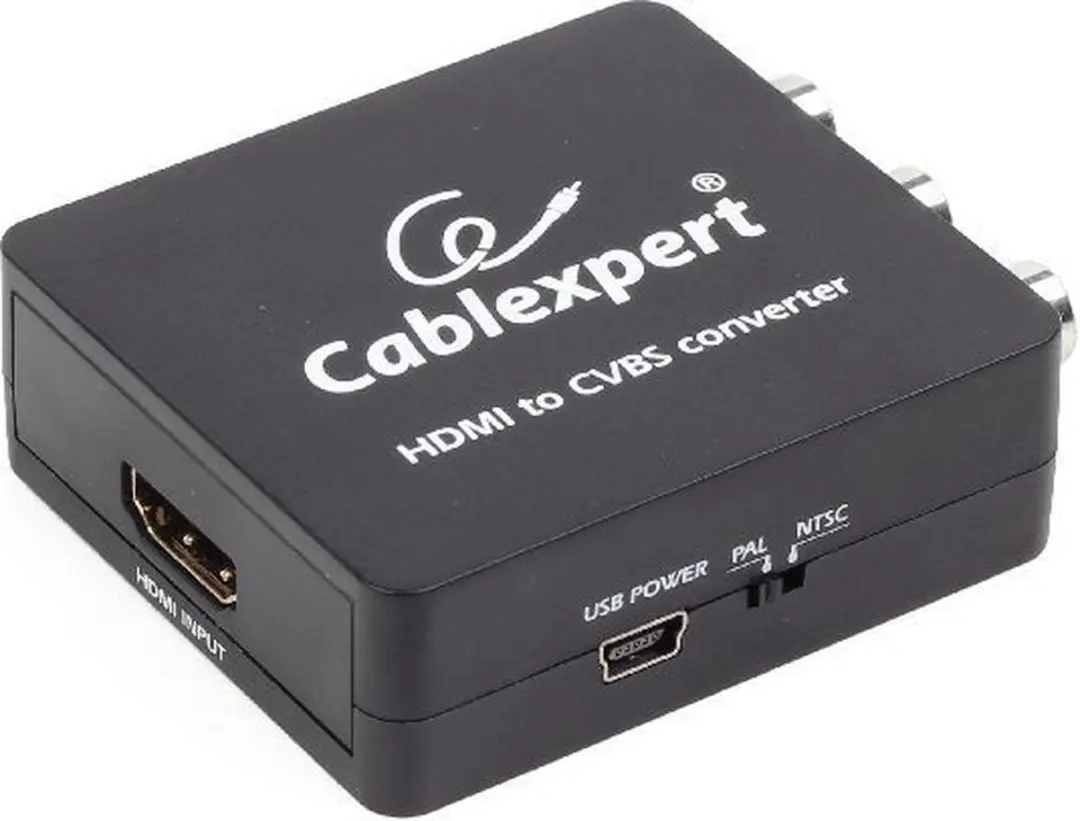Cablexpert HDMI naar Composiet AV Converter GMB-DSC-HDMI-CVBS-001 - Zwart