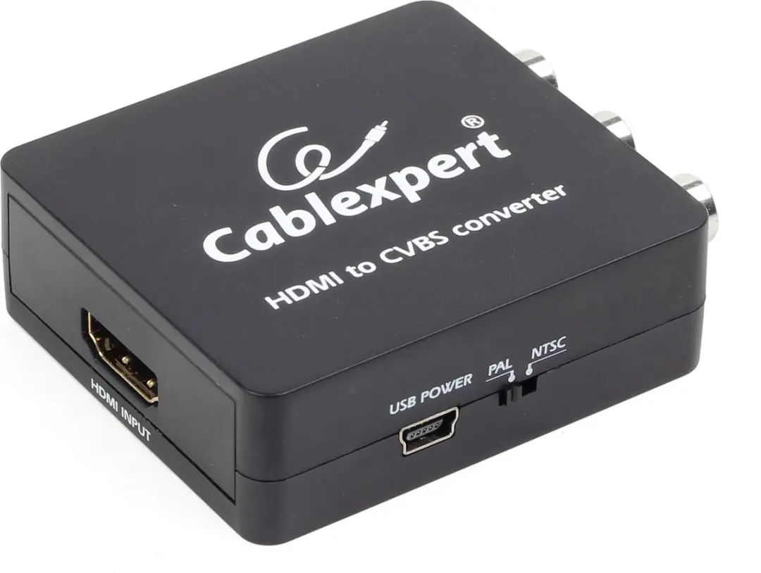 Cablexpert HDMI naar Composiet AV Converter GMB-DSC-HDMI-CVBS-001 - Zwart