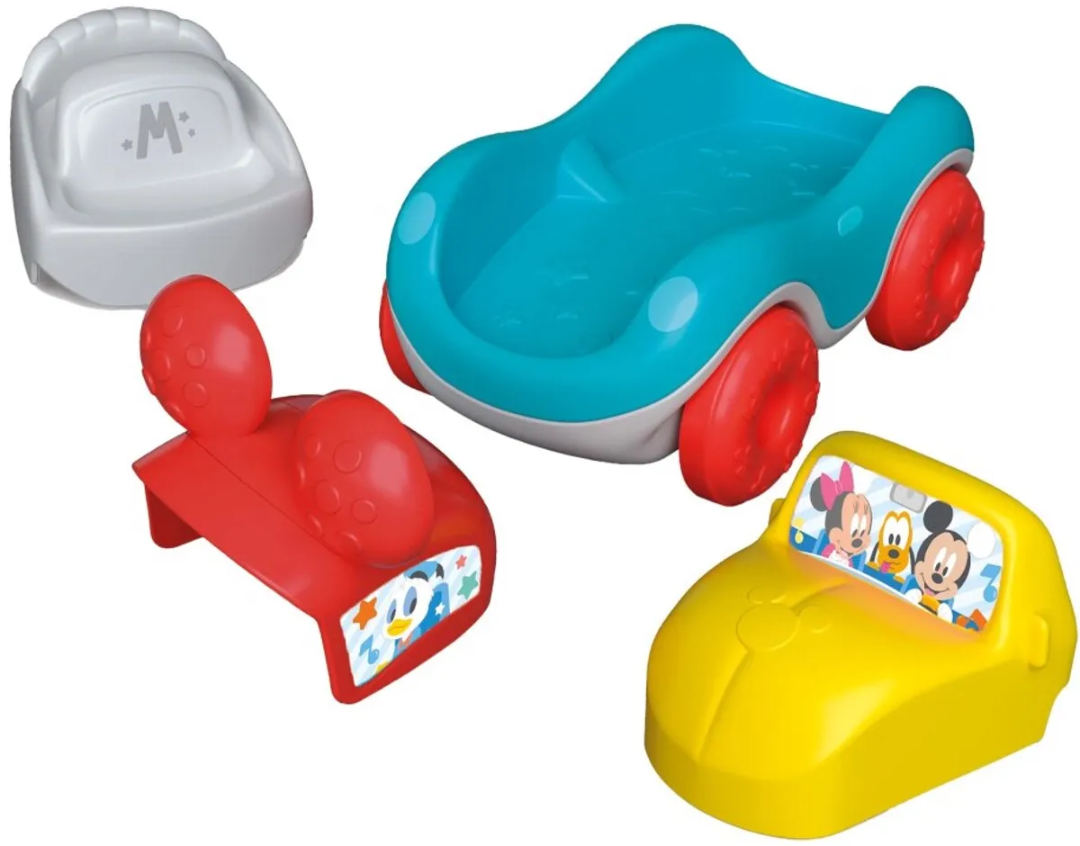 Clementoni Disney Baby Puzzel Auto - Blauw
