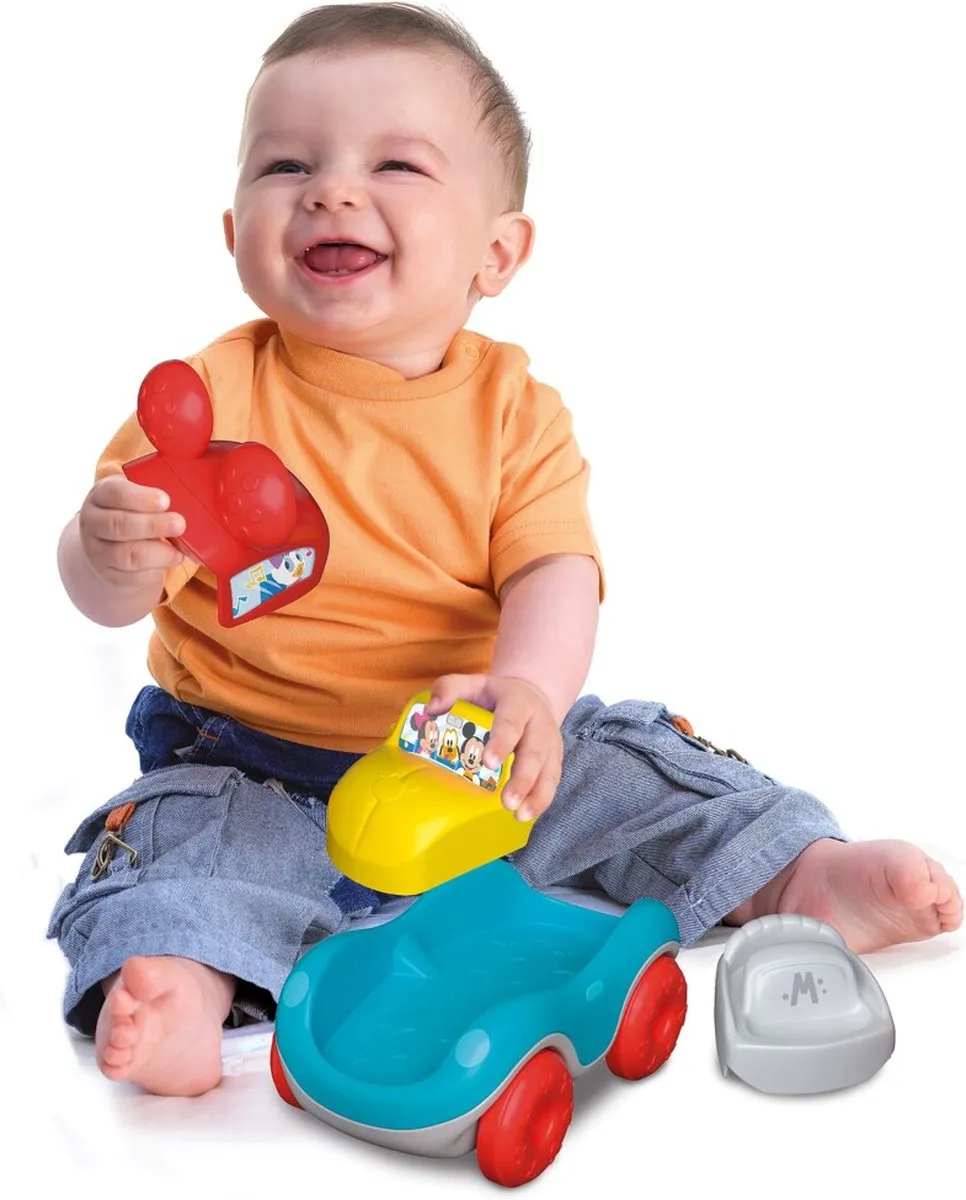 Clementoni Disney Baby Puzzel Auto - Blauw