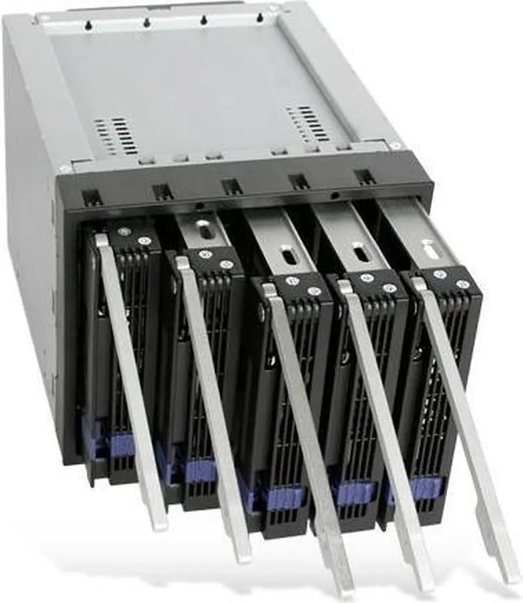 Icy Dock MB155SP-B Drive Bay Panel - Zwart