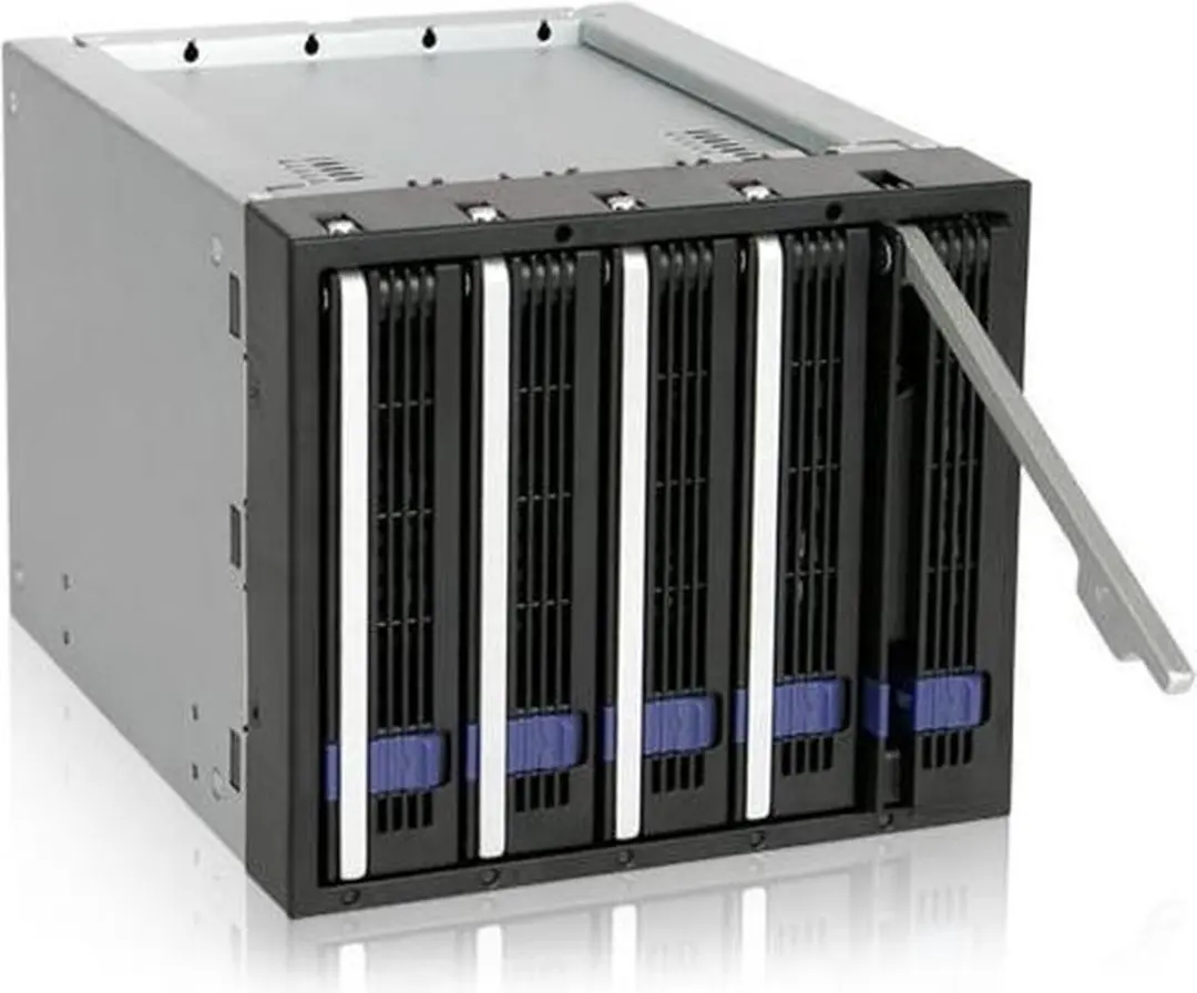 Icy Dock MB155SP-B Drive Bay Panel - Zwart