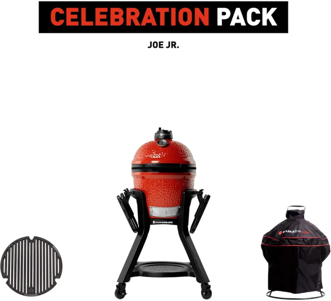 Kamado Joe Junior Celebration Pack - Rood