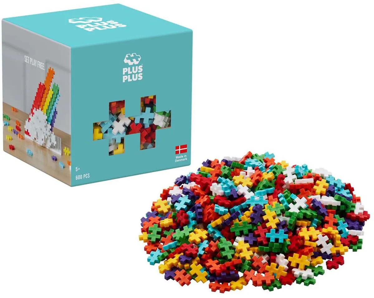 Plus-Plus Basic Regenboog 600-delige Bouwset