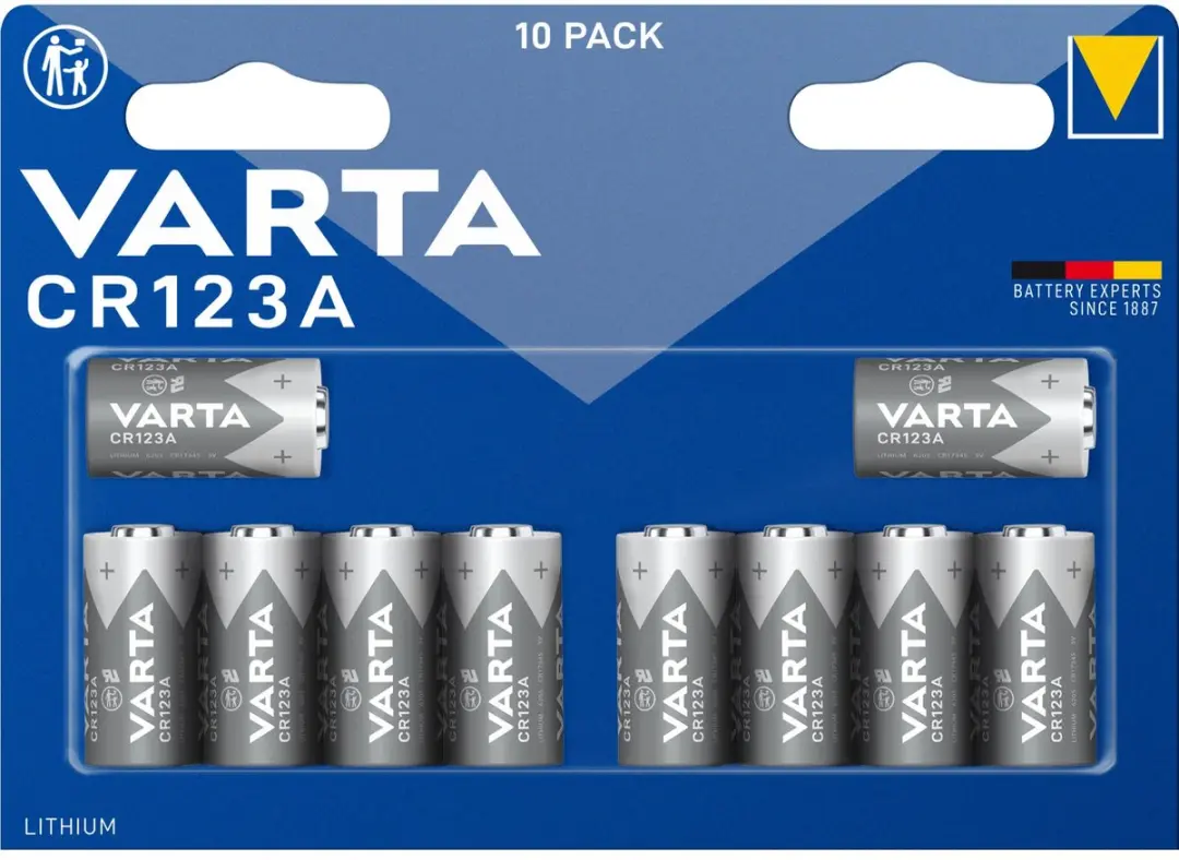 Varta CR123A Lithium Fotobatterij 1430mAh