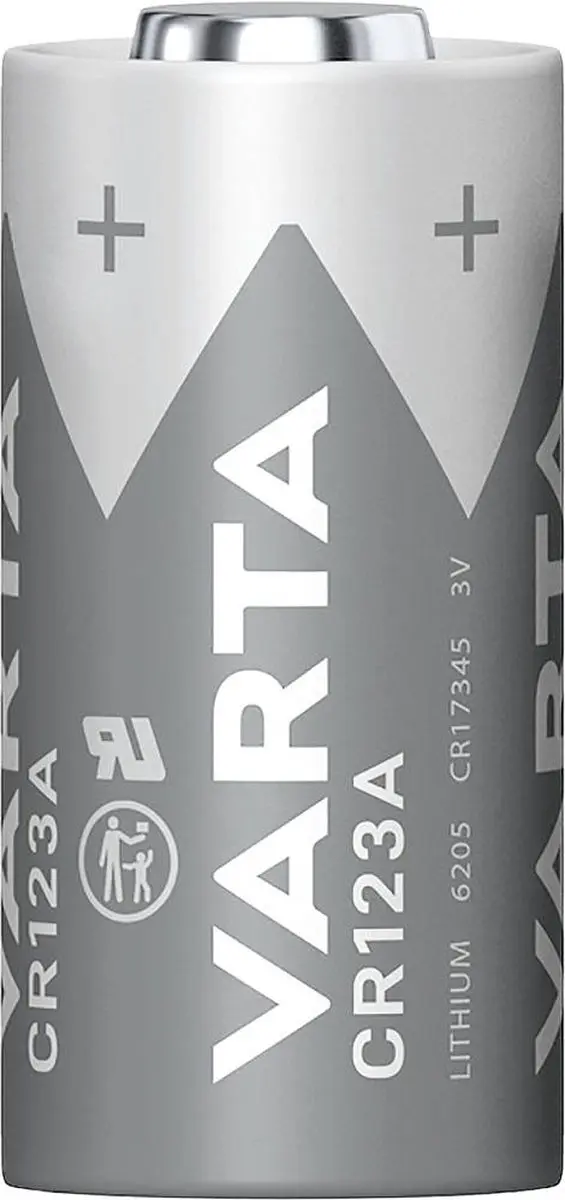 Varta CR123A Lithium Fotobatterij 1430mAh - 10 Stuks
