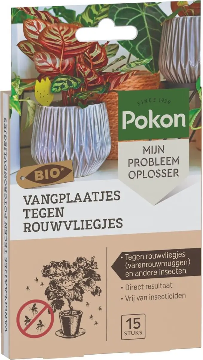Pokon Bio Vangplaatjes tegen Potgrondvliegjes - 15 Stuks