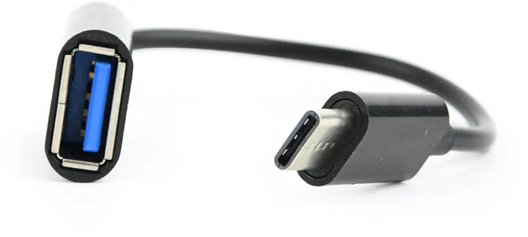 Cablexpert USB 2.0 naar USB-C Adapterkabel AB-OTG-CMAF2-01 - 0,20m - Zwart