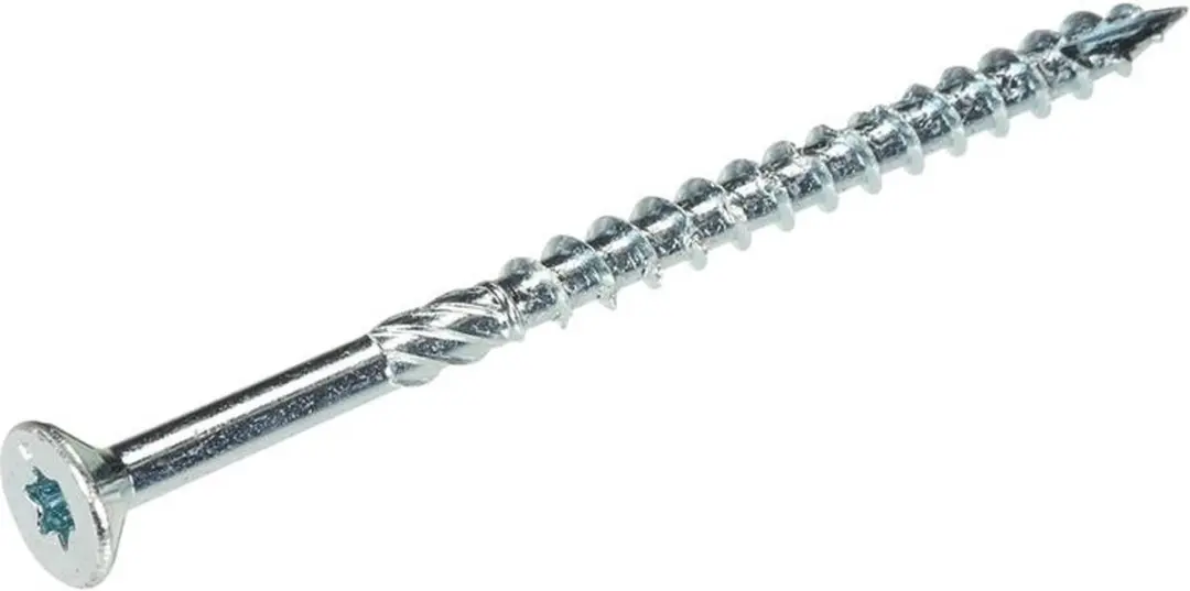 Woodies Ultimate Torx Platverzonkenkopschroef 4x60 - 200 Stuks - Blauw Verzinkt