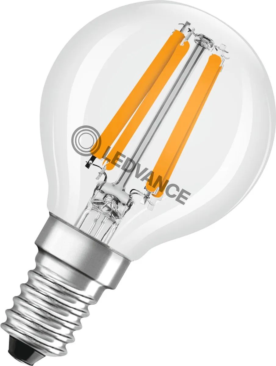 LEDVANCE Classic E14 Peer Filament 4.2W 470lm - Zeer Warm Wit