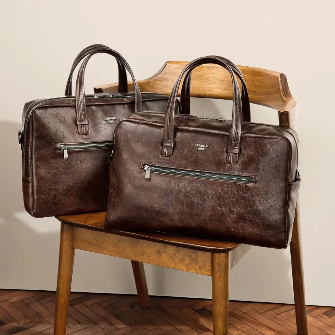 Nino Cerruti Hudson Aktetas - 17 inch - Bruin