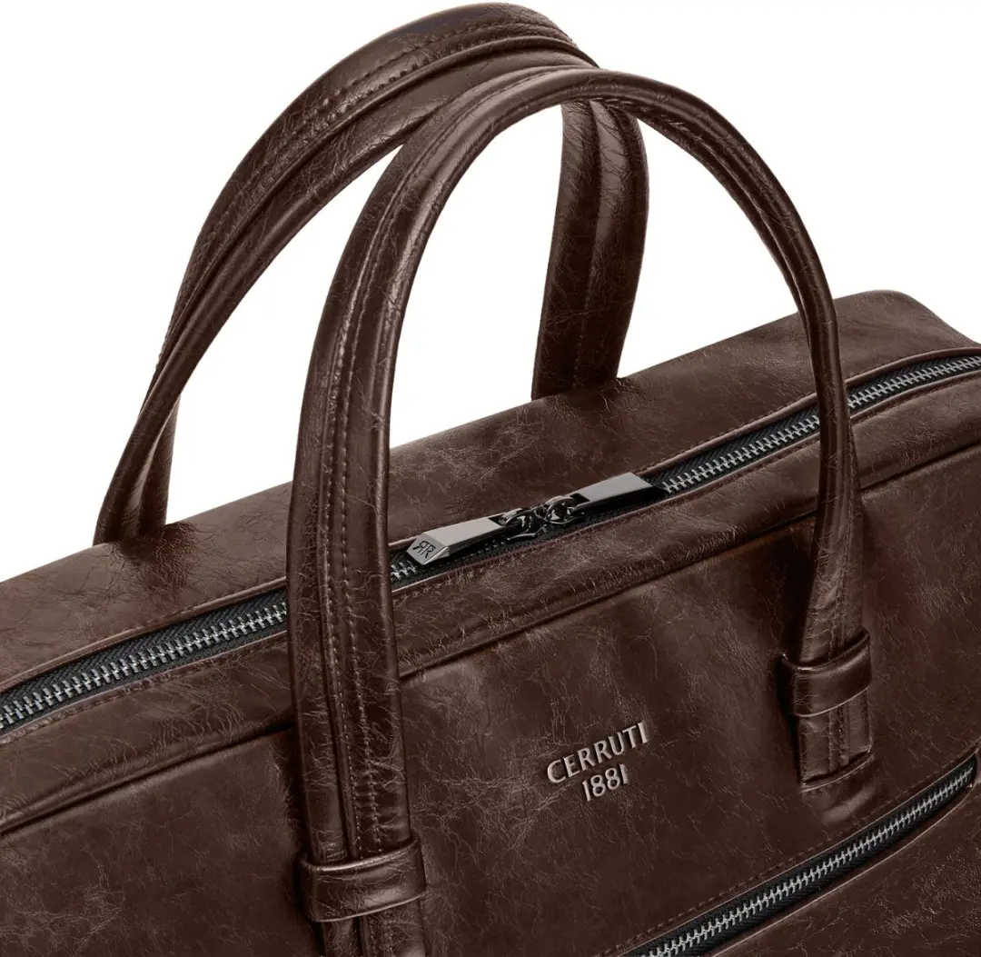 Nino Cerruti Hudson Aktetas - 17 inch - Bruin