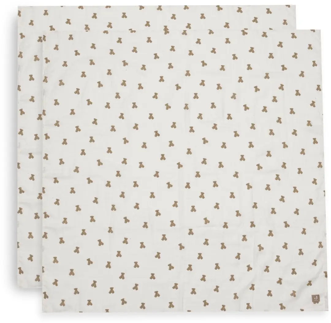 Jollein Hydrofiele Doek Large 115x115cm Mini Teddy Bear