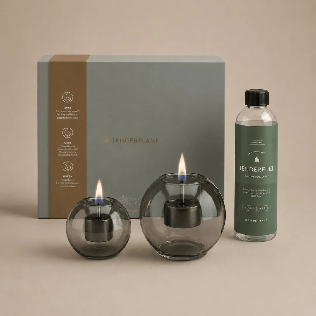 Globus Giftset Tenderflame Bio-Ethanol Tafelhaard - Grau - afbeelding 6 van 6