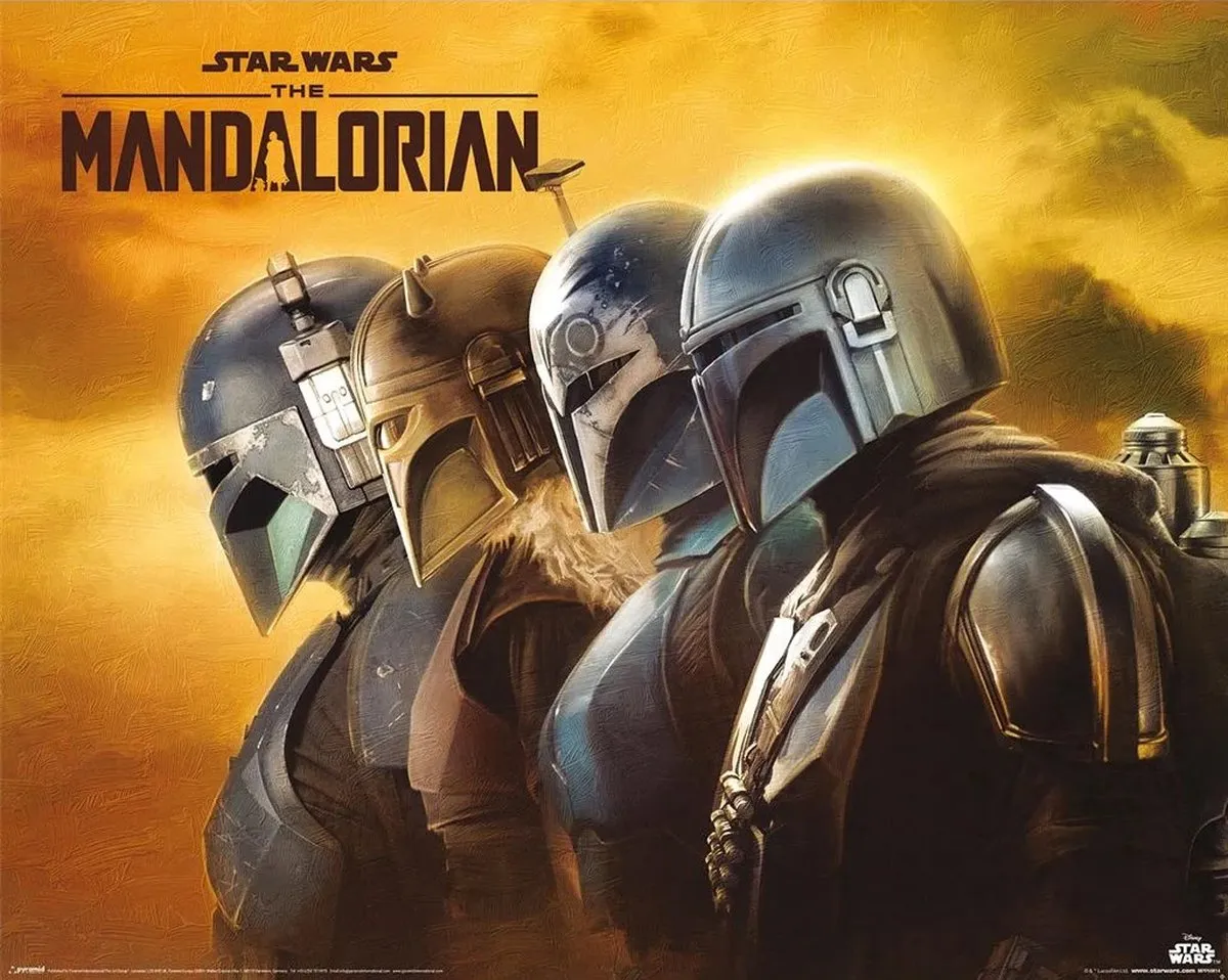 Star Wars The Mandalorian Creed Poster 40x50cm
