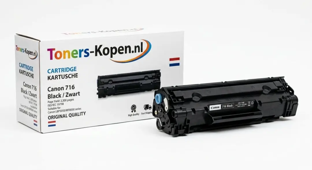 Canon 716BK Toner - 2300 Pagina's - Zwart