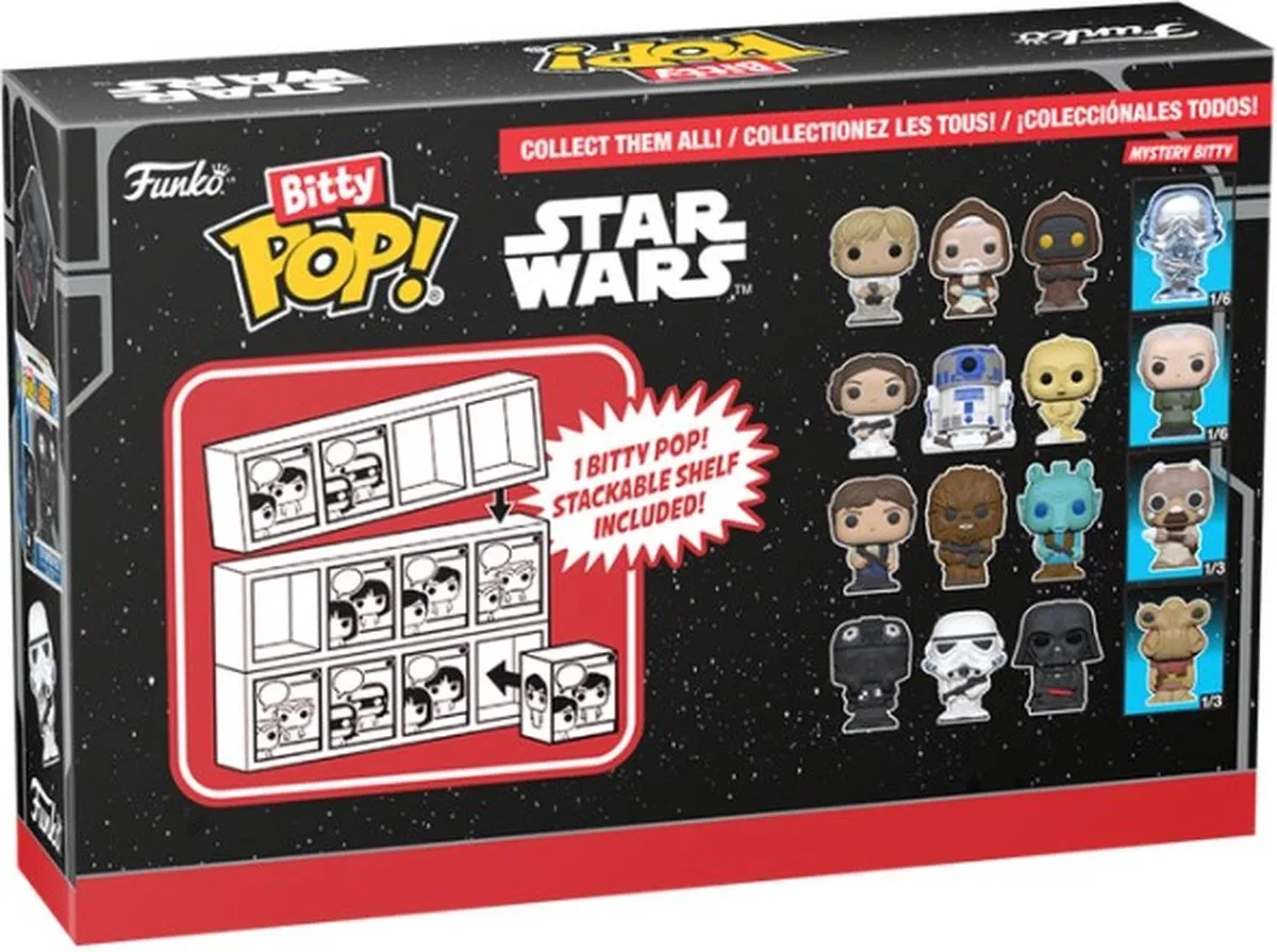 Funko Star Wars Bitty POP! 71511 Luke - 4 Stuks - Multicolor