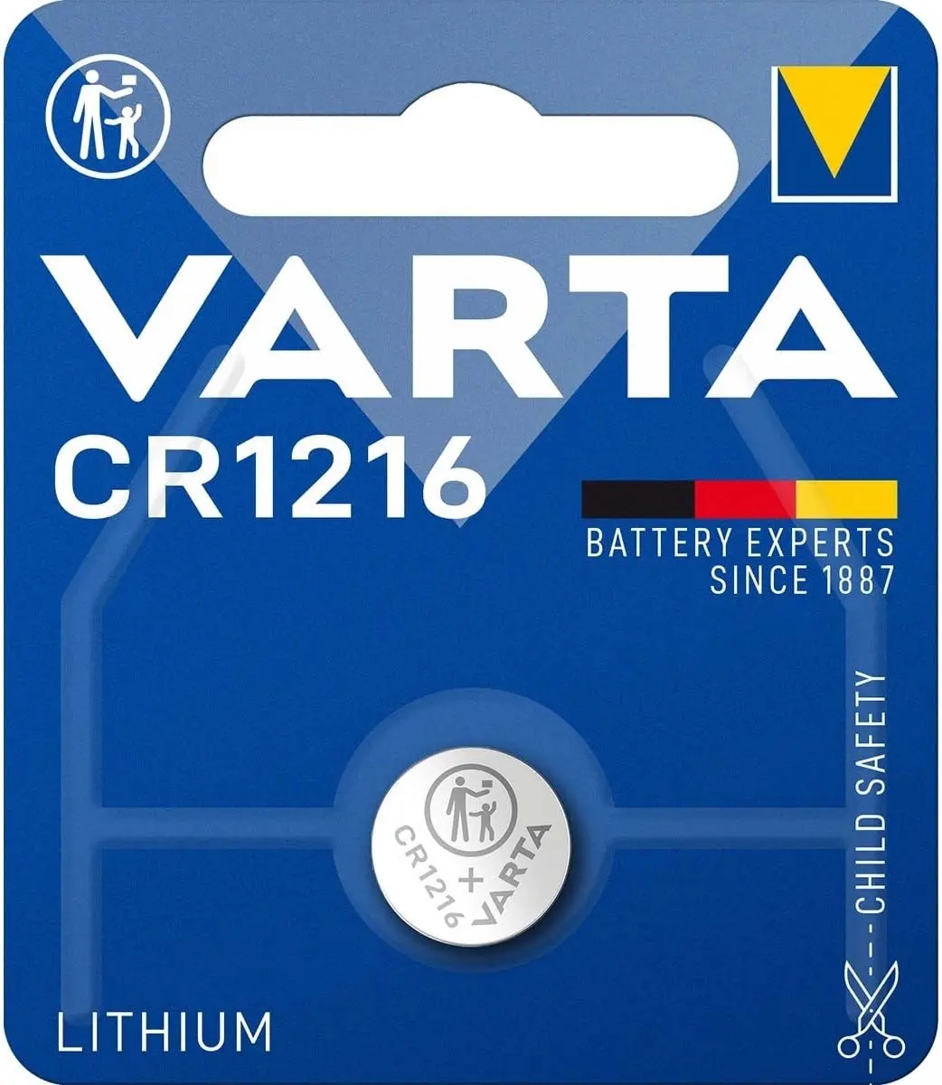 Varta CR1216 Knoopcelbatterij 3V 27mAh