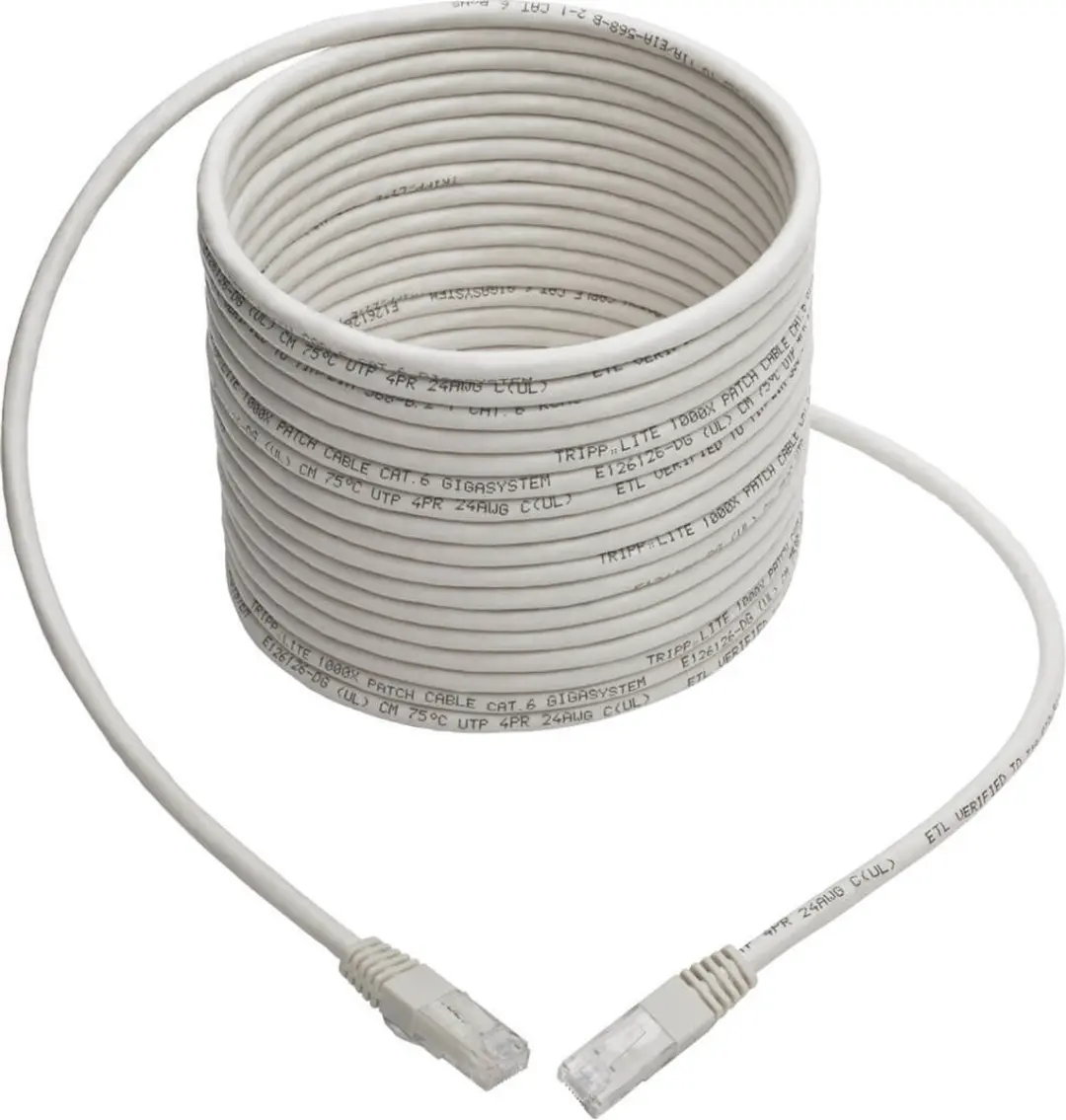 Tripp Lite N200-025-WH Patchkabel Cat5e 25ft Wit