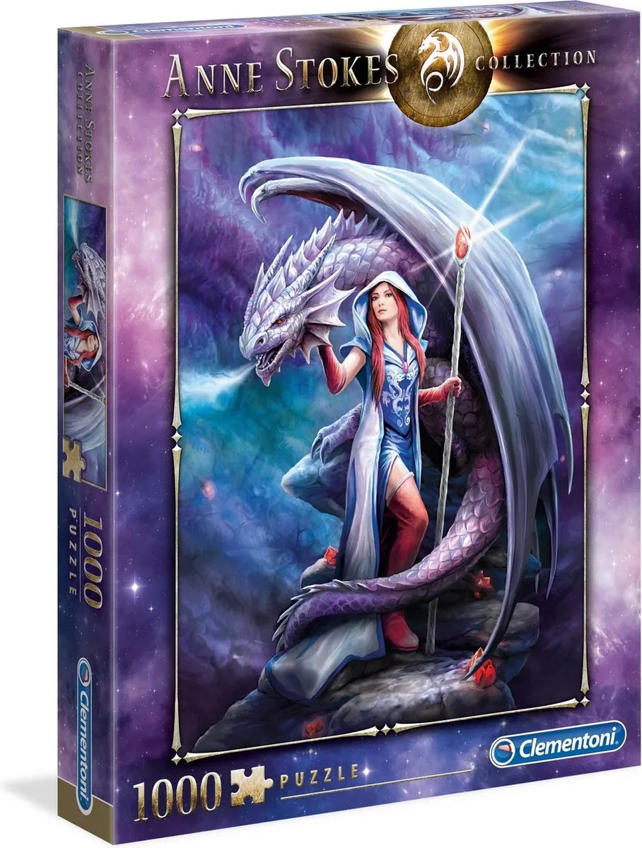 Clementoni Dragon Mage Puzzel 1000 Stuks - Multikleur