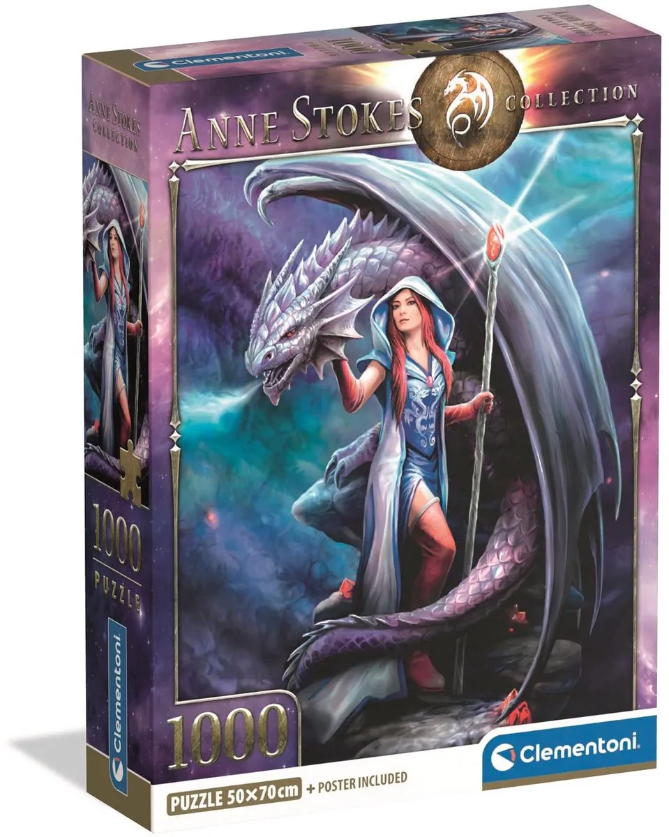 Clementoni Dragon Mage Puzzel 1000 Stuks