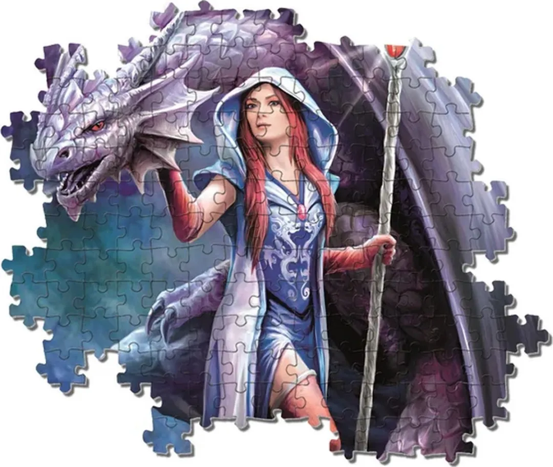 Clementoni Dragon Mage Puzzel 1000 Stuks - Multikleur - afbeelding 6 van 6