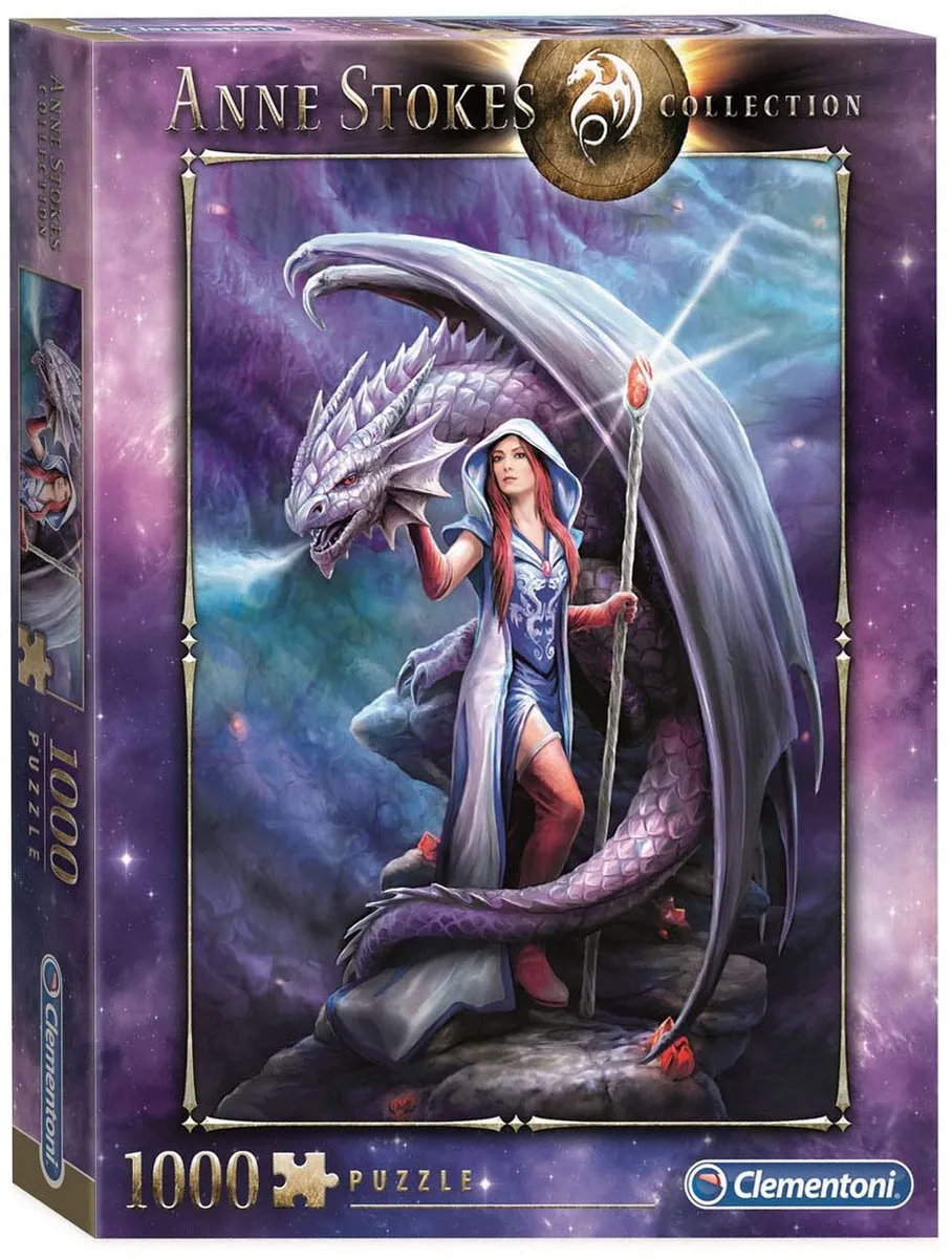 Clementoni Dragon Mage Puzzel 1000 Stuks - Multikleur